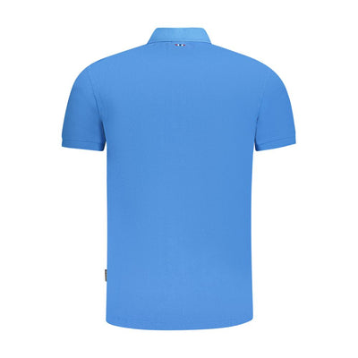 Napapijri Blu Cotton Mens Polo