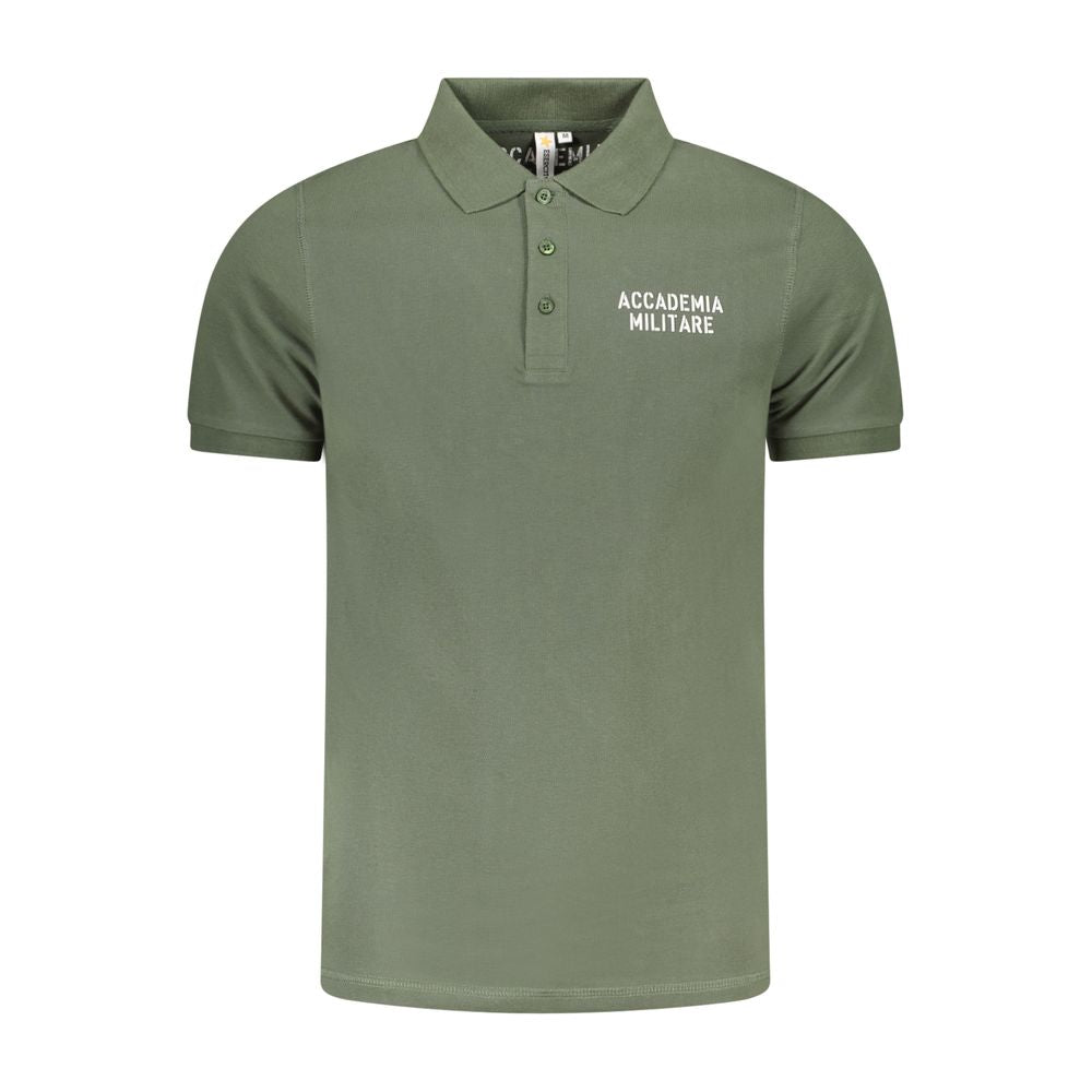 Accademia Militare Verde Cotton Mens Polo