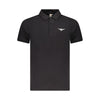 Accademia Militare Black Cotton Men Polo