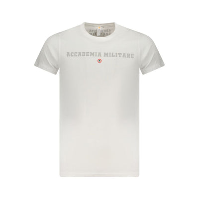Accademia Militare Bianco Cotton Men T-Shirt