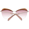 Emilio Pucci Gold Metal & Plastic Sunglasses