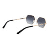 Love Moschino Gold Metal Sunglasses