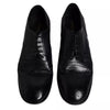 Dolce & Gabbana Dark Blue Leather Derby Wingtip Formal Shoes