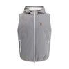 Brunello Cucinelli Gray Polyamide Sleveless Jacket
