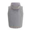 Brunello Cucinelli Gray Polyamide Sleveless Jacket