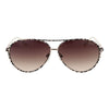 Guess Cream Metal Sunglasses