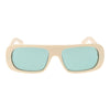 GCDS Cream Acetate Sunglasses