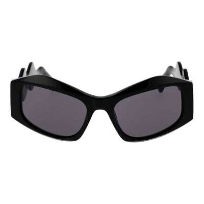 GCDS Black Acetate Sunglasses