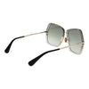 Max Mara Bicolor Metal Sunglasses