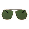 Max Mara Gold Metal Sunglasses