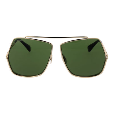 Max Mara Gold Metal Sunglasses