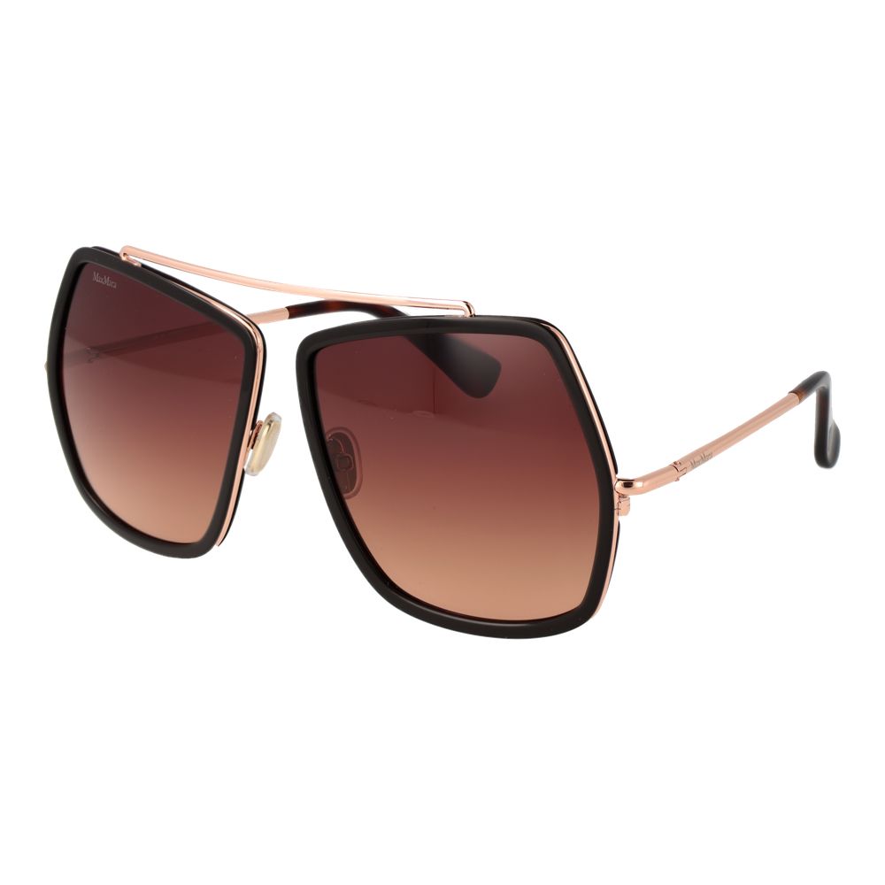 Max Mara Sonnenbrille aus braunem Metall