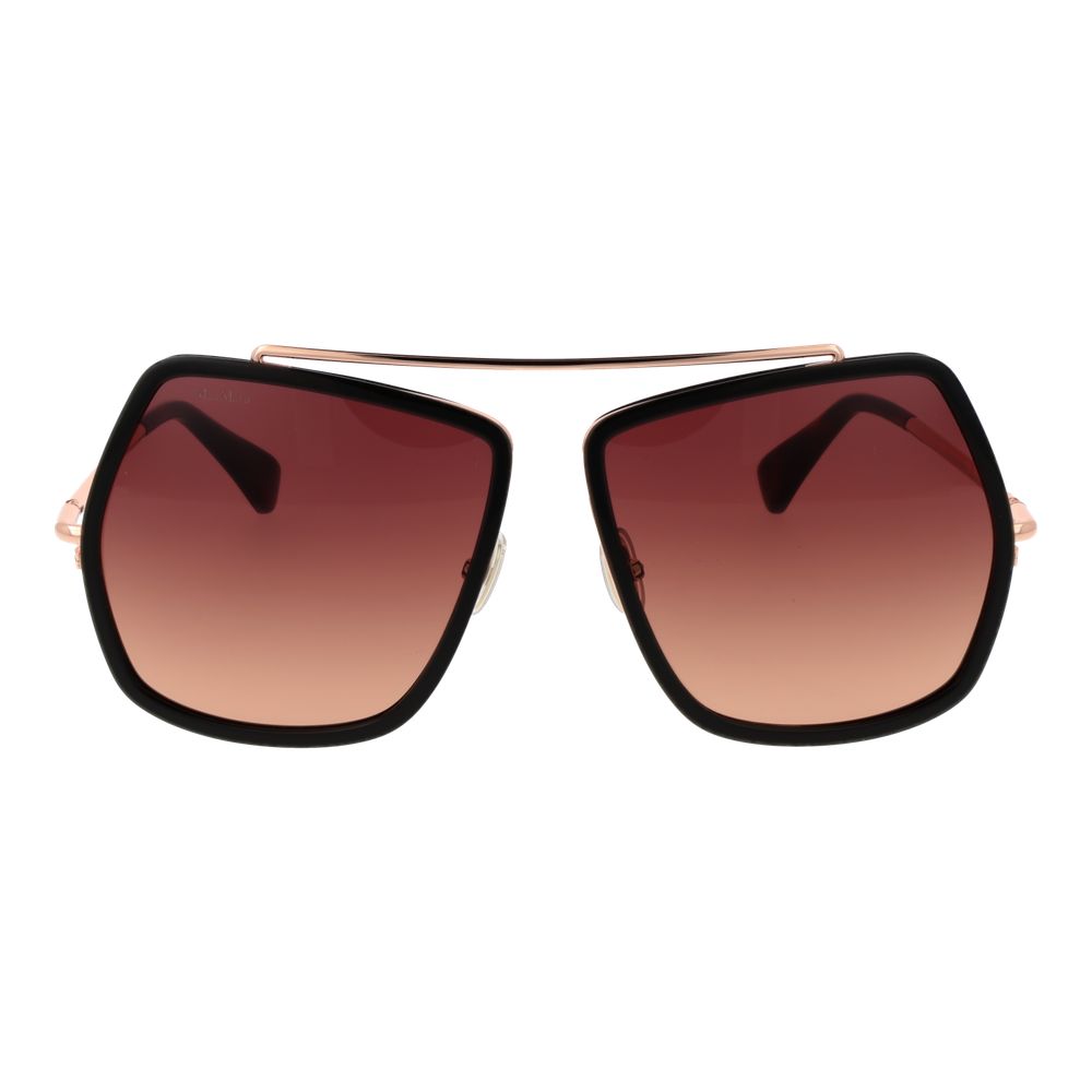 Max Mara Sonnenbrille aus braunem Metall