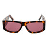 GCDS Brown Acetate Sunglasses