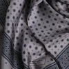 Dolce & Gabbana Gray Polka Dot Silk Square Men Foulard Scarf