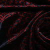 Dolce & Gabbana Black Red Viscose Square Men Foulard Scarf