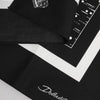 Dolce & Gabbana Black White Printed Square Foulard Scarf