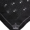 Dolce & Gabbana Black White Printed Square Men Foulard Scarf