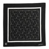 Dolce & Gabbana Black White Printed Square Foulard Scarf
