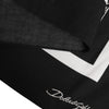 Dolce & Gabbana Black White Printed Square Foulard Scarf