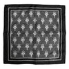 Dolce & Gabbana Black White Printed Square Foulard Scarf