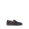 Brunello Cucinelli Blue Rubber Slip-On Loafers