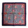 Dolce & Gabbana Multicolor Seashells Square Men Foulard Scarf