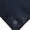 Dolce & Gabbana Blue DG Crown Silk Square Men Foulard Scarf