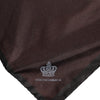 Dolce & Gabbana Brown DG Crown Silk Square Men Foulard Scarf