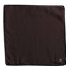 Dolce & Gabbana Brown DG Crown Silk Square Men Foulard Scarf