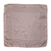 Dolce & Gabbana Beige Dotted Silk Square Men Foulard Scarf