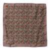 Dolce & Gabbana Brown Chilis Silk Square Men Foulard Scarf