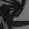 Dolce & Gabbana Gray Black Silk Square Women Foulard Scarf