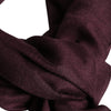 Dolce & Gabbana Maroon Cashmere Neck Warmer Wrap Shawl Scarf