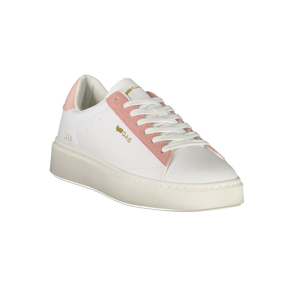 Gas Bianco Poliuretano Women Sneaker