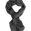 Dolce & Gabbana Gray Logo Print Neck Warmer Wrap Shawl Scarf