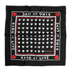 Dolce & Gabbana Black Printed Silk Square Men Foulard Scarf