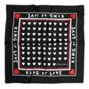 Dolce & Gabbana Black Printed Silk Square Men Foulard Scarf