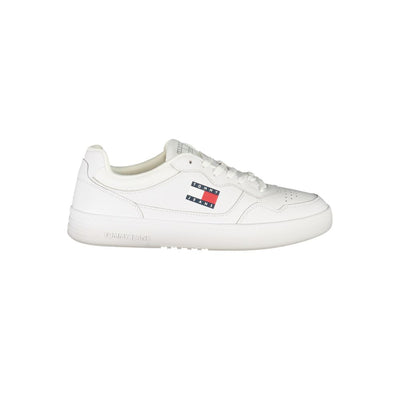 Tommy Hilfiger Bianco Polyurethane Men's Sneaker