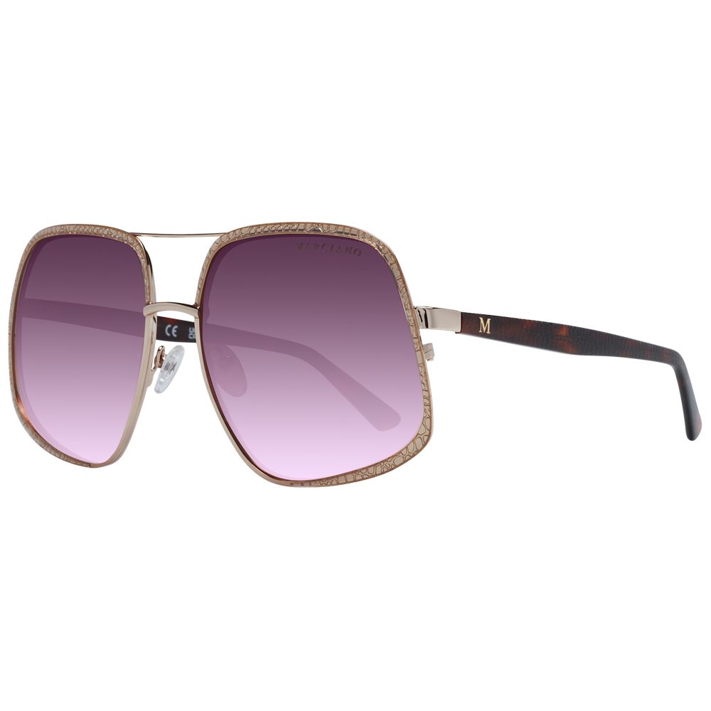 Marciano by Guess Gold Damen Sonnenbrille