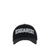Dsquared² Black Cotton Cap (Baseball Hat)