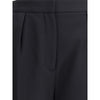 Balmain Black Wool Dress Pants