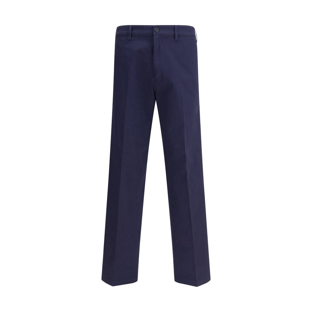 Prada Chino-Hose aus blauer Baumwolle
