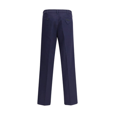 Prada Chino-Hose aus blauer Baumwolle