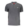 Slazenger Gray Polyester Mens Polo Shirt