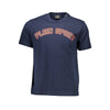 Blaues Baumwoll-T-Shirt von Plein Sport