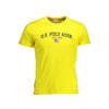 US POLO ASSN. Gelbes Baumwoll-T-Shirt