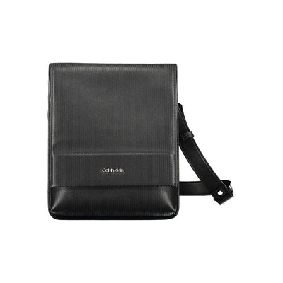 Calvin Klein Black Polyurethane Men Shoulder Bag