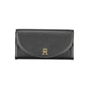 Tommy Hilfiger Black Polyurethane Women's Wallet