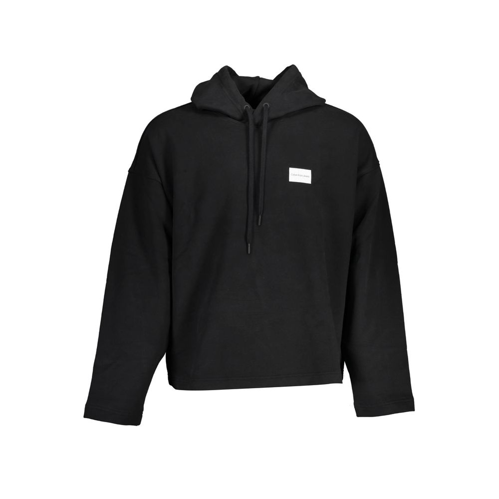 Calvin Klein Black Cotton Men Sweatshirt